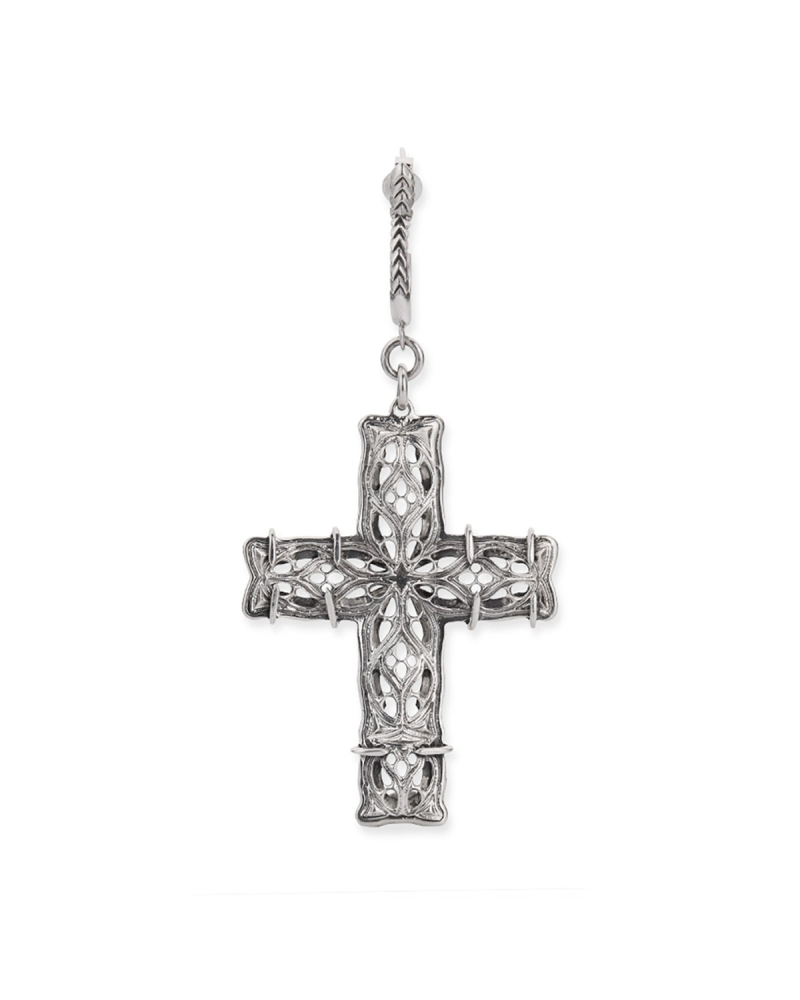 OVERSIZE NOTRE-DAME CROSS EARRING