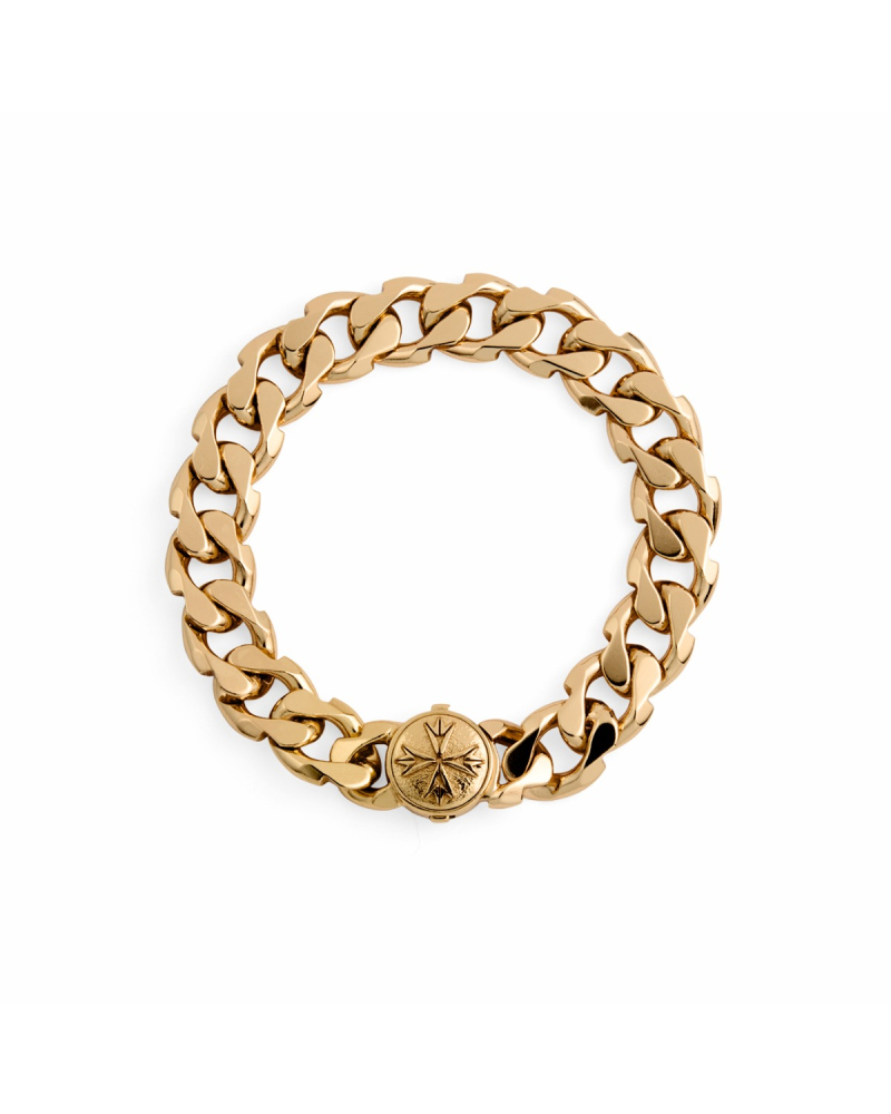 GOLD LOGO CHAIN BRACELET