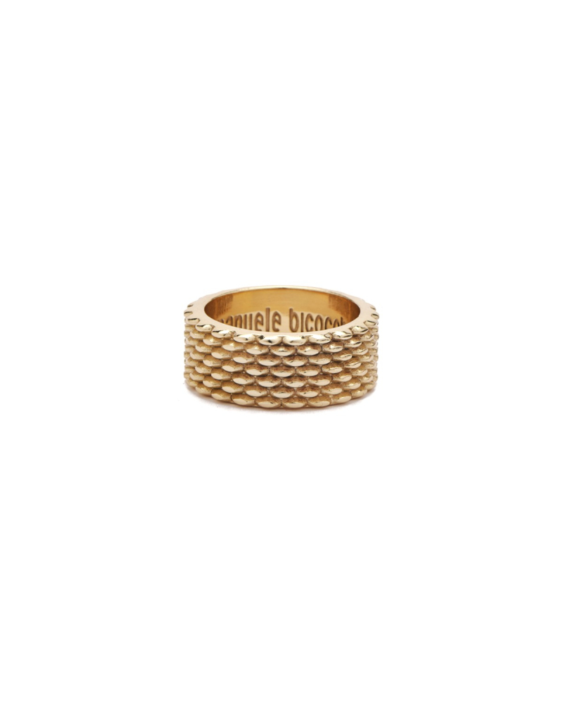 Gold Tyre Band Ring