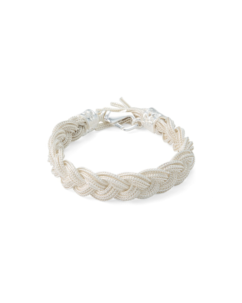 Ice Medium Braided Bracelet