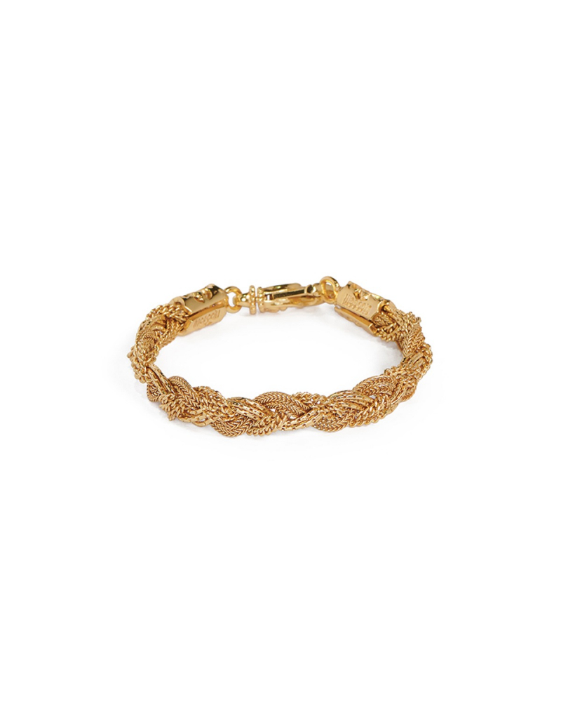 Gold Mixed Braided Bracelet