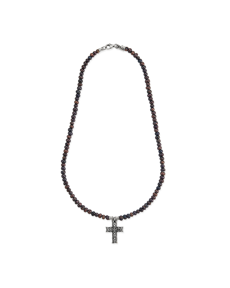 NOTRE-DAME BLACK PEARL NECKLACE