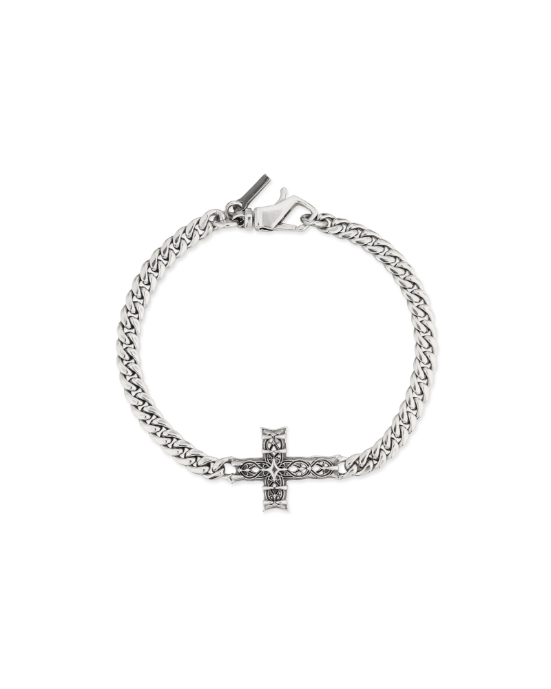 CHAIN BRACELET WITH NOTRE-DAME CROSS