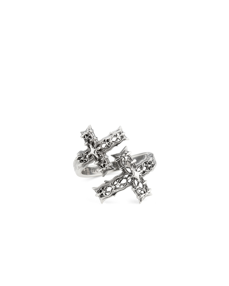 NOTRE-DAME CONTRARIE CROSS RING
