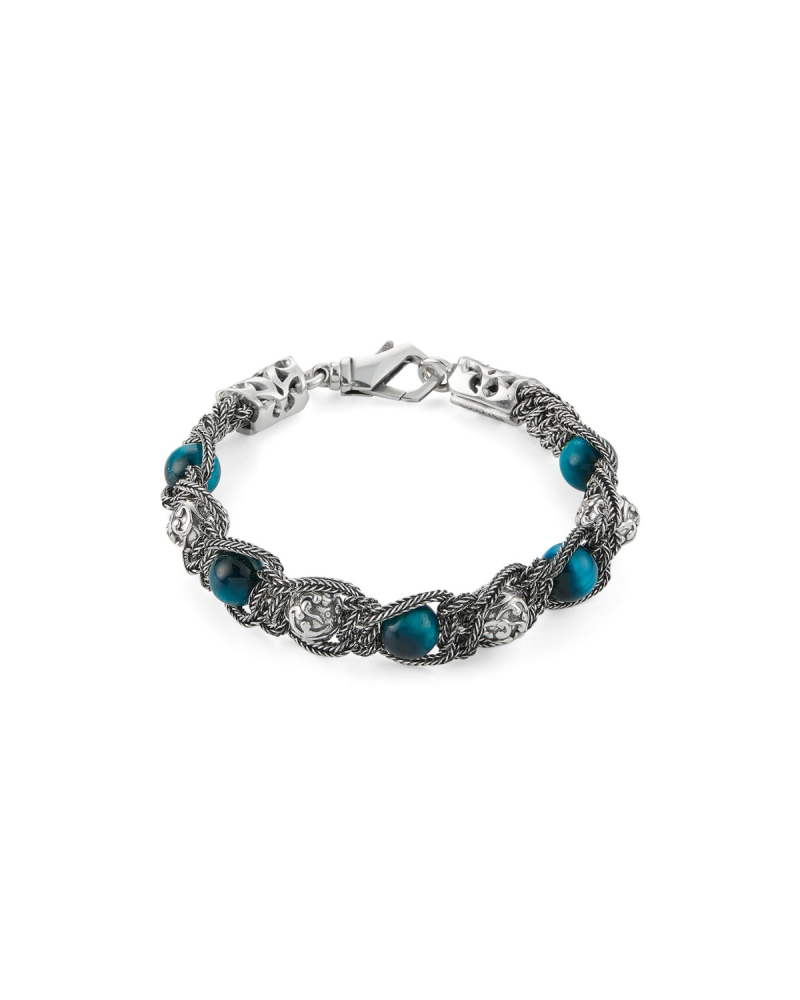 ARABESQUE SHAMBALLA BRACELET-Light Blue