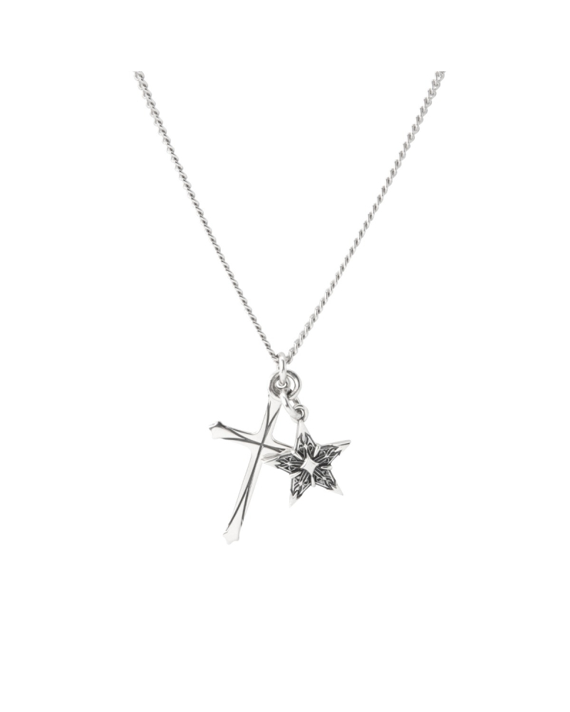 STELLA + CROSS PENDANT
