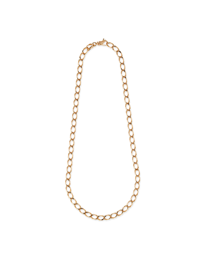 ESSENTIAL GOLD CHEVAL CHAIN NECKLACE