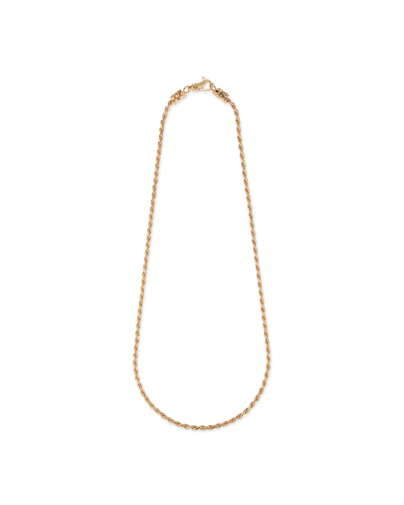 ESSENTIAL GOLD ROPE CHAIN NECKLACE