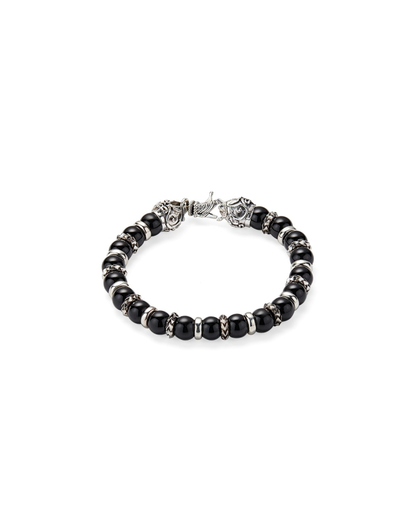 Arabesque Beaded bracelet-Black