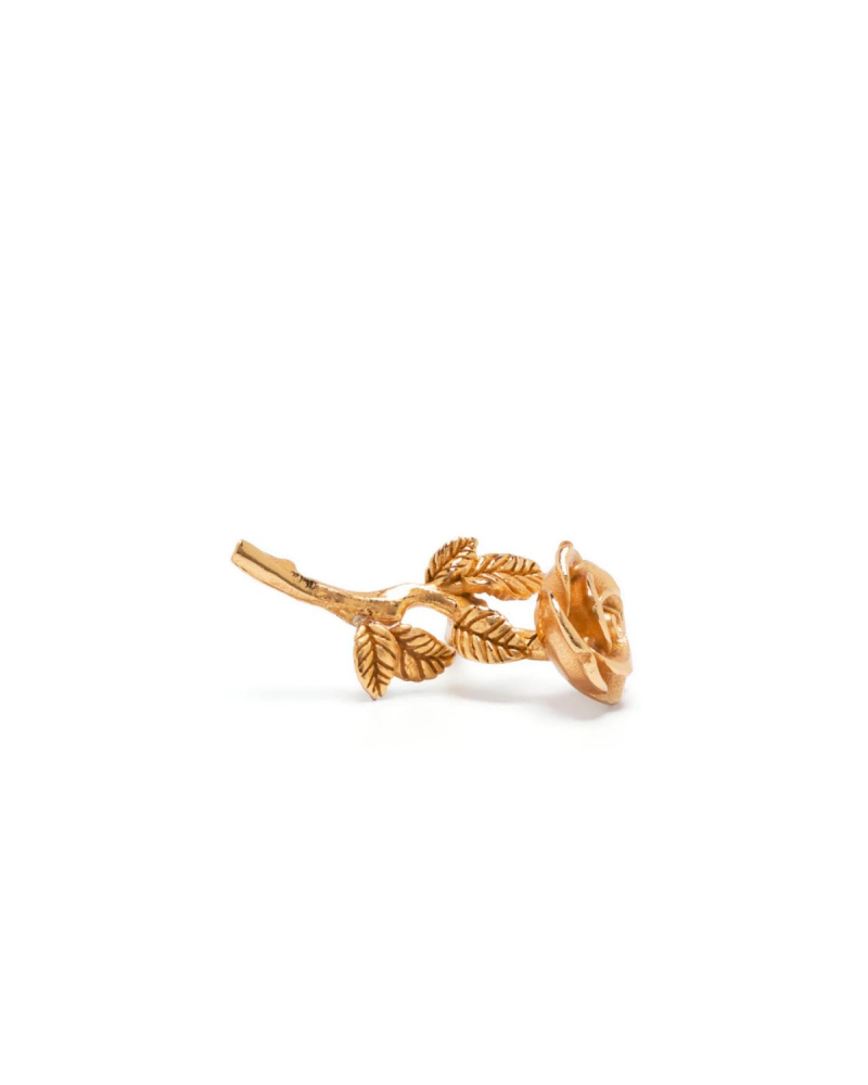 GOLD BLOOMING ROSE STUD 