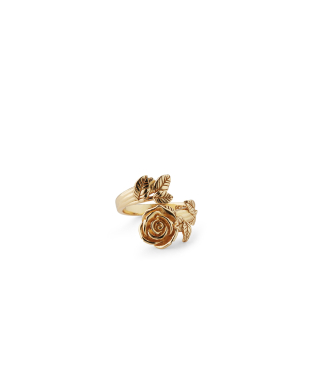 ANELLO SPIRALE ORO BLOOMING ROSE