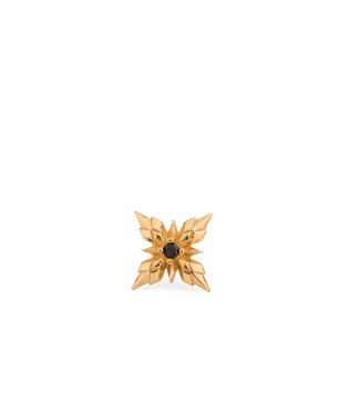 GOLD STELLA VENTIS EARRING WITH CRYSTAL 