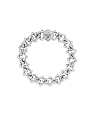 LARGE SHARP CHAIN LOGO BRACELET