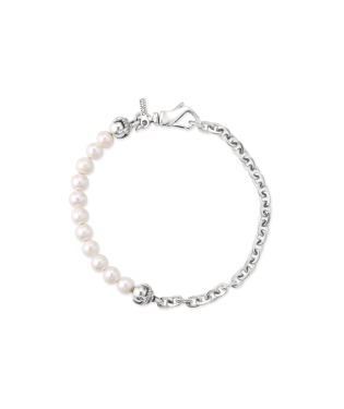 PEARL HALF-CHAIN BRACELET