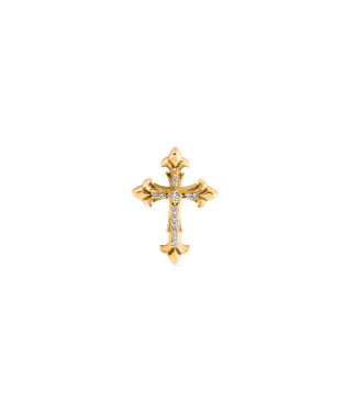 Diamond GOLD Fleury Cross Stud