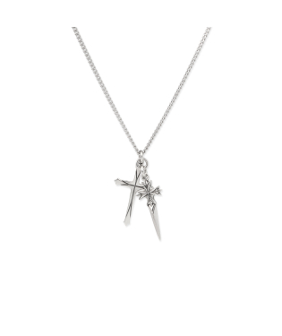 PUGNALE+CROSS NECKLACE