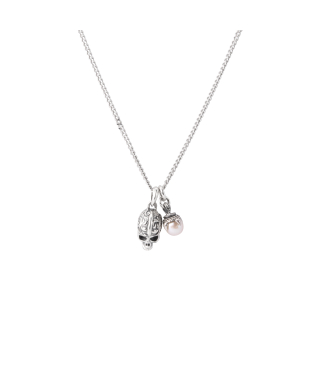 PEARL SKULL NECKLACE
