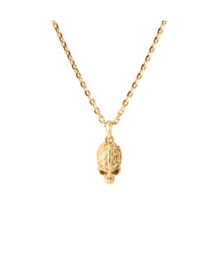 GOLD SKULL NECKLACE