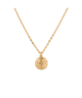 GOLD LOGO SCUDO NECKLACE