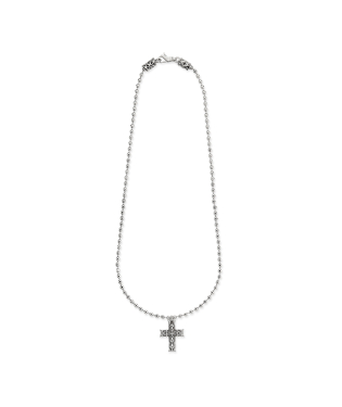 BEADED CHAIN WITH NOTRE-DAME CROSS