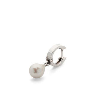 Baroque pearl earring
