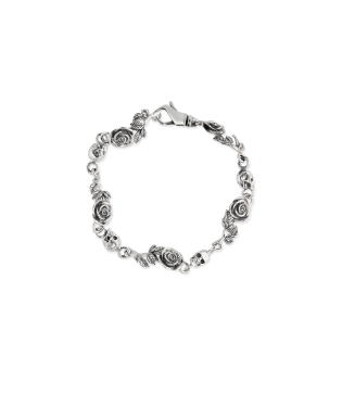 ROSE AND SKULL BRACELET