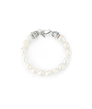 LARGE BAROQUE PEARL BRACELET