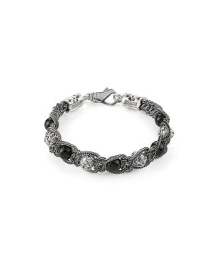 BRACCIALE ARABESCHI CON PIETRE