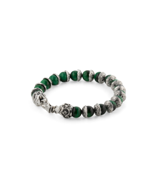 BEADED LOGO BRACELET