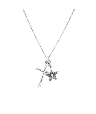 STELLA + CROSS PENDANT