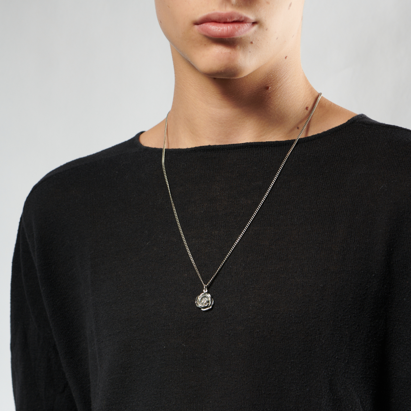 ネックレス・ペンダント emanuele bicocchi SS25 MULTI ROSE NECKLACE (RSN4 SILVER) Rose Necklace