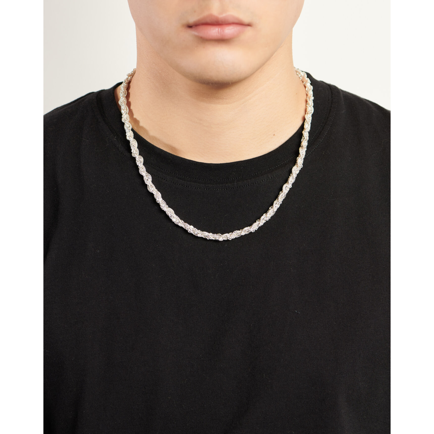 ice round braid necklace | EMANUELE BICOCCHI