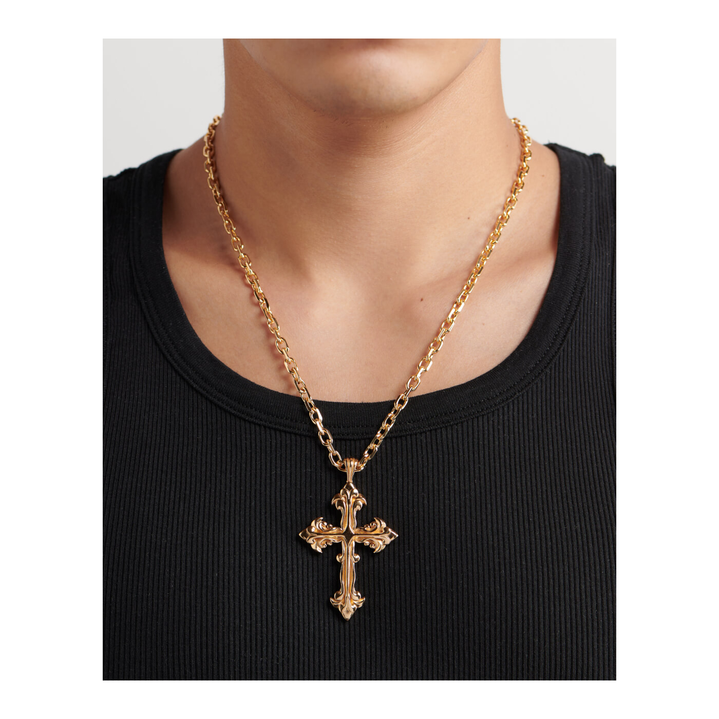 Vintage 24K 980 Pure Gold Crucifix Cross Pendant - Etsy Hong Kong