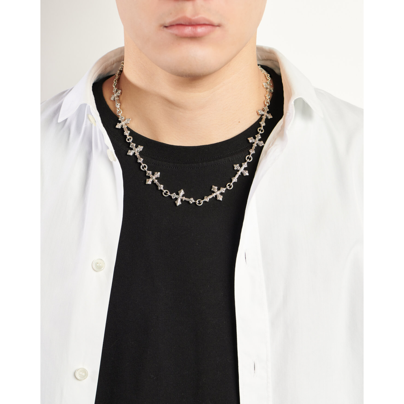 large multi cross avelli necklace | EMANUELE BICOCCHI