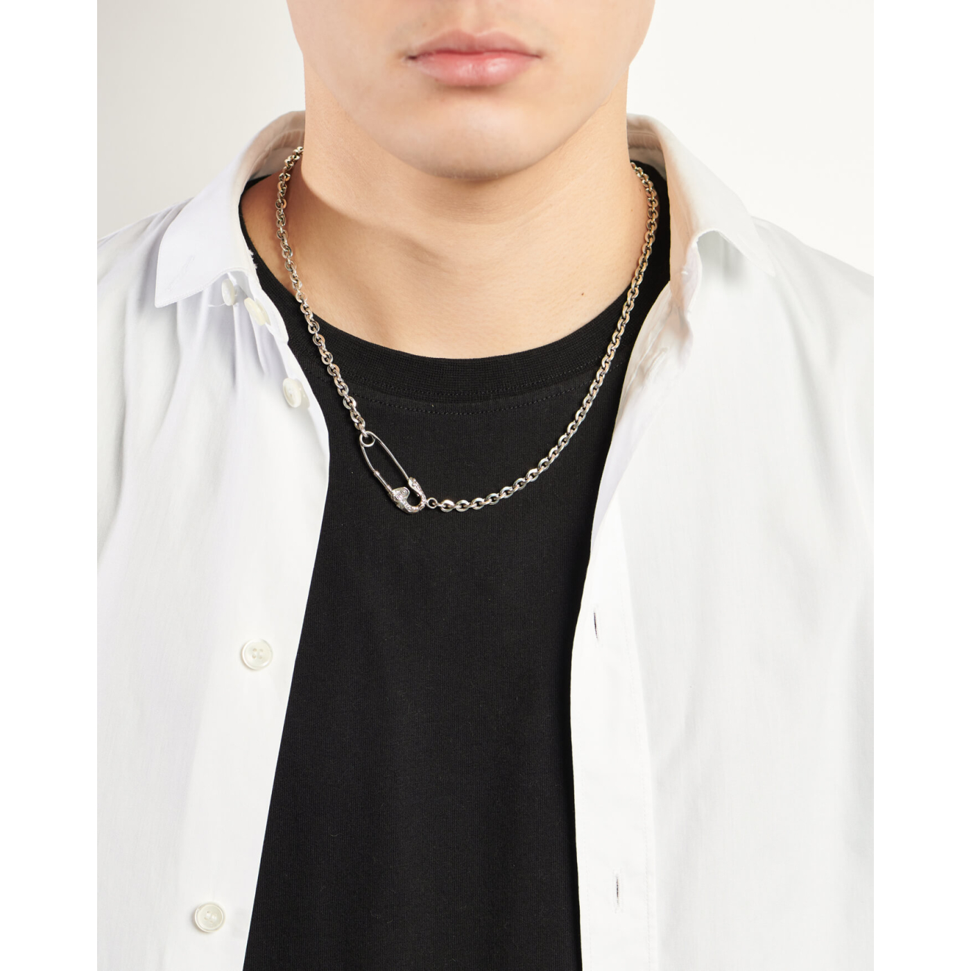 【Emanuele Bicocchi】アラベスクピンネックレス シルバー arabesque pin necklace | EMANUELE BICOCCHI