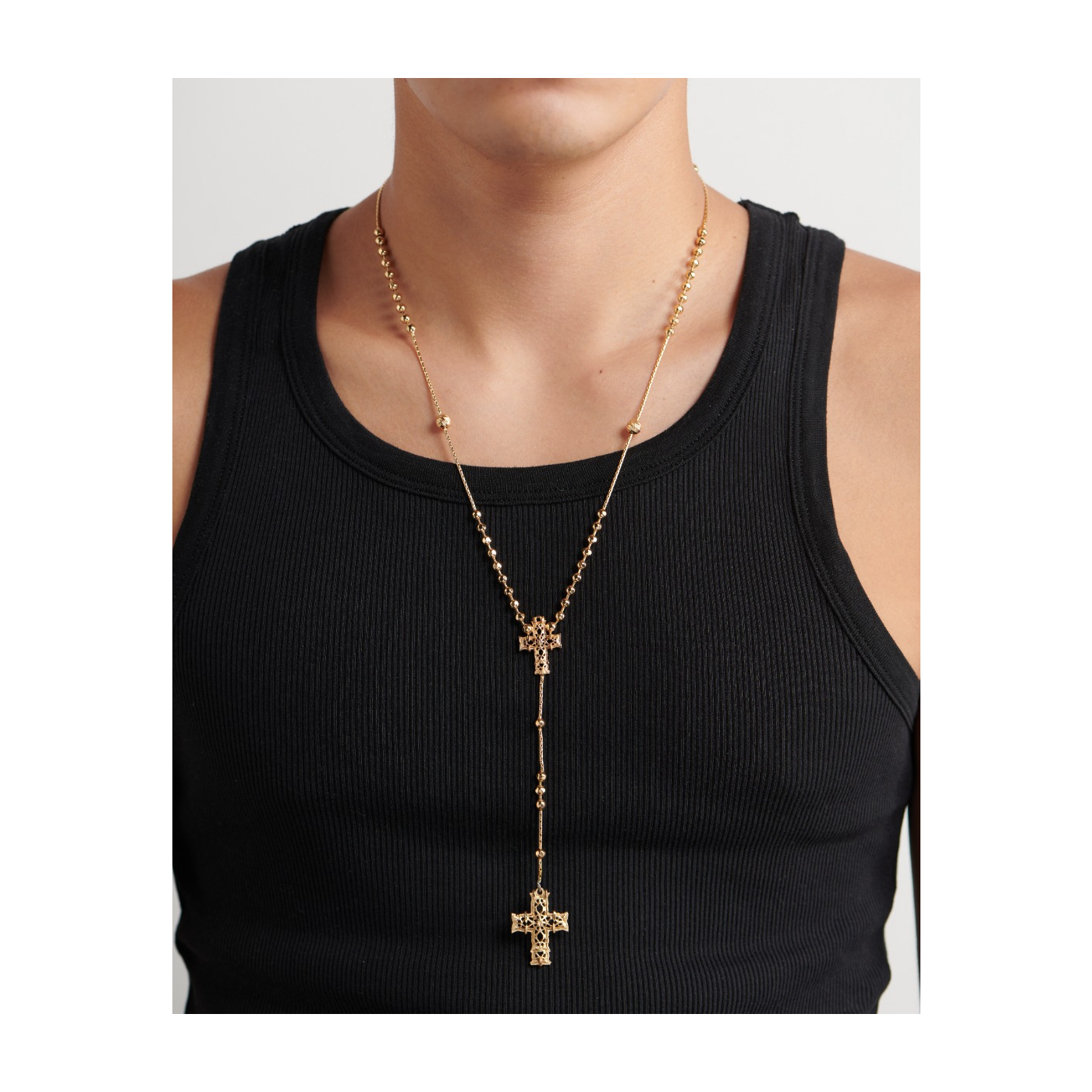 Marquis Jewelry - 18k gold rosary necklace,shipping... | Facebook