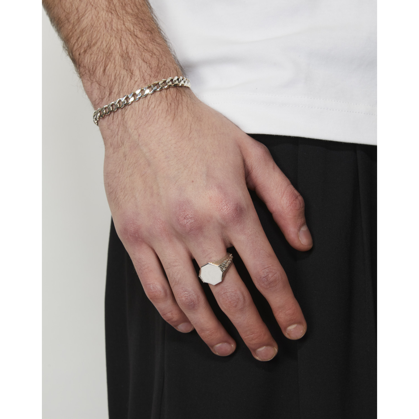 Mirror Signet Ring in Sterling Silver | Emanuele Bicocchi