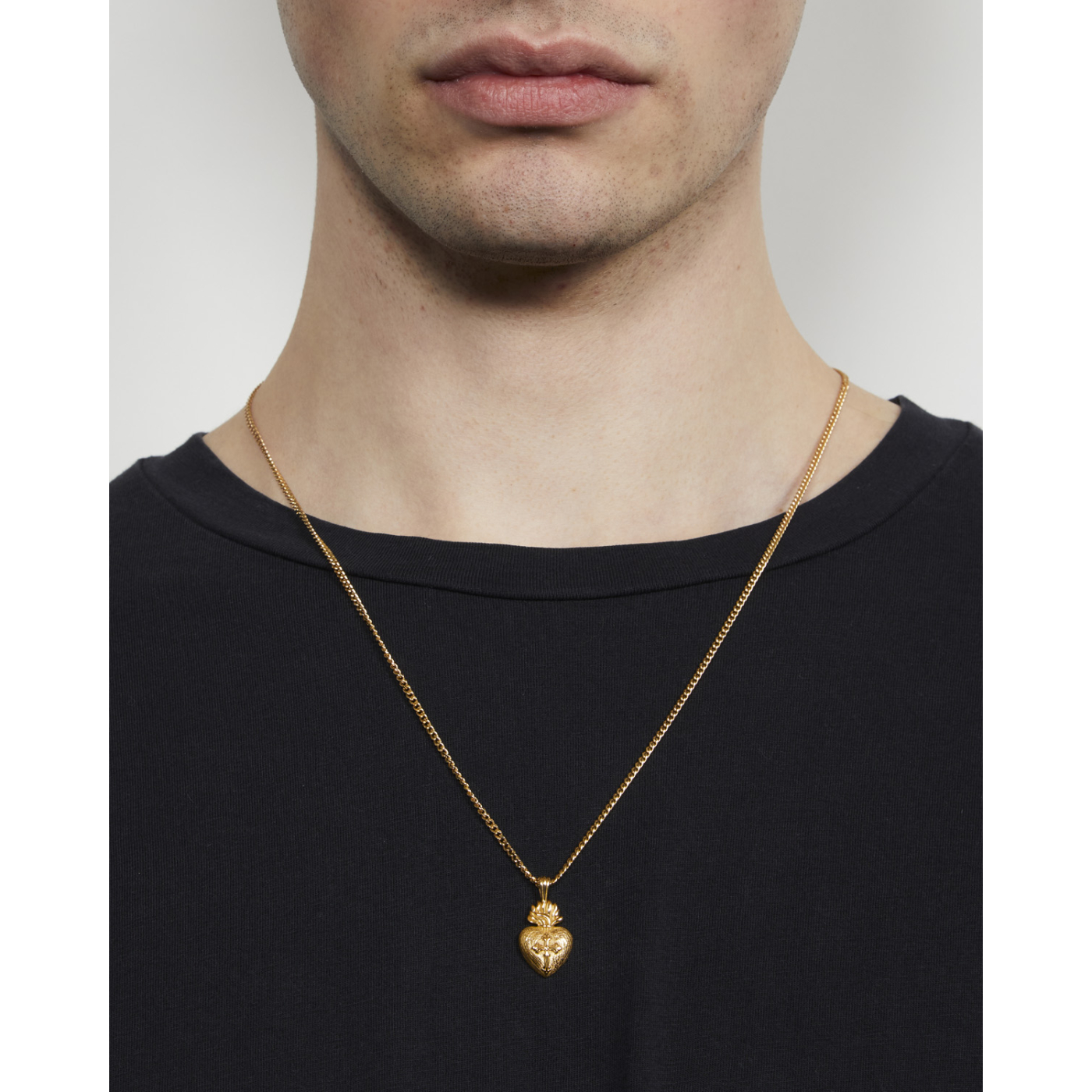 ネックレス・ペンダント emanuele bicocchi NECKLACE BIG SACRED HEART (SCN1 SILVER) Sacred Heart Necklace | Emanuele Bicocchi