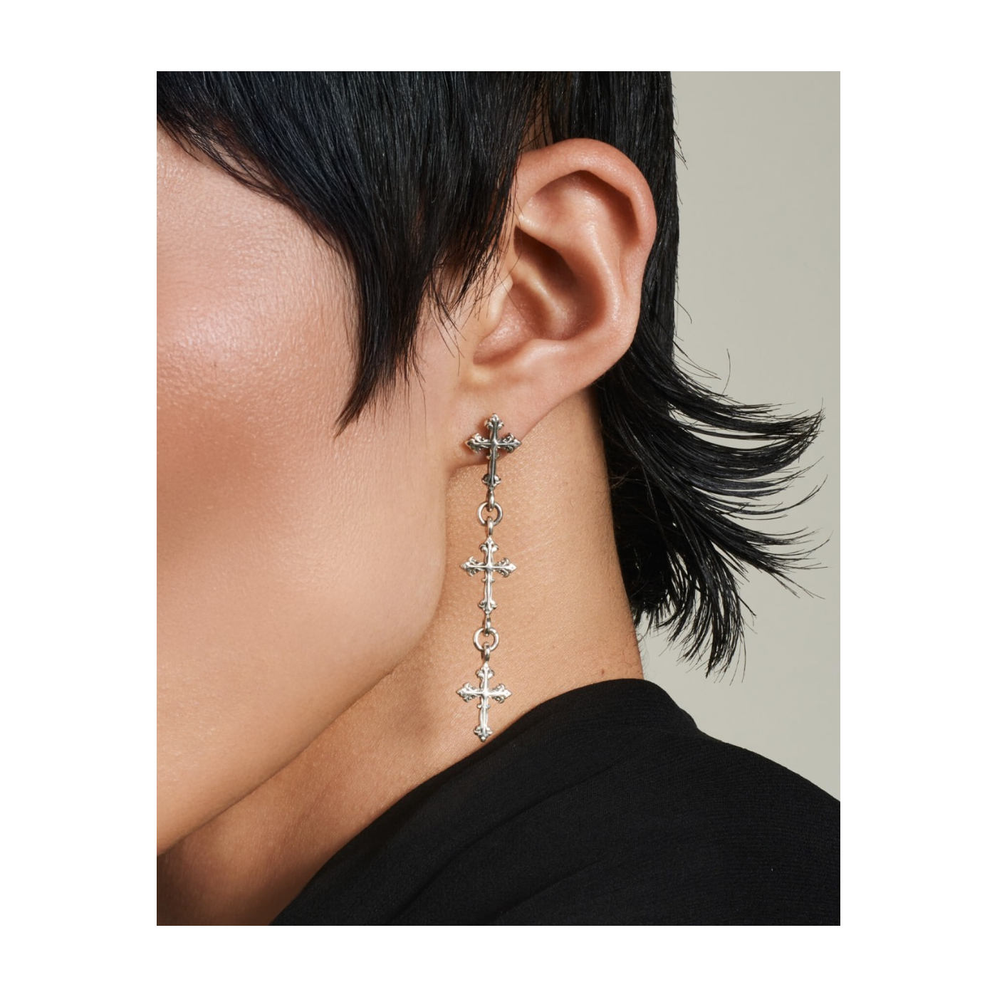multi cross avelli earring | EMANUELE BICOCCHI