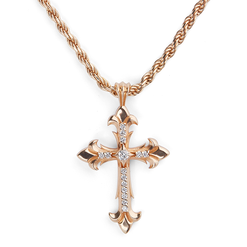 Gold cross necklaces hot sale