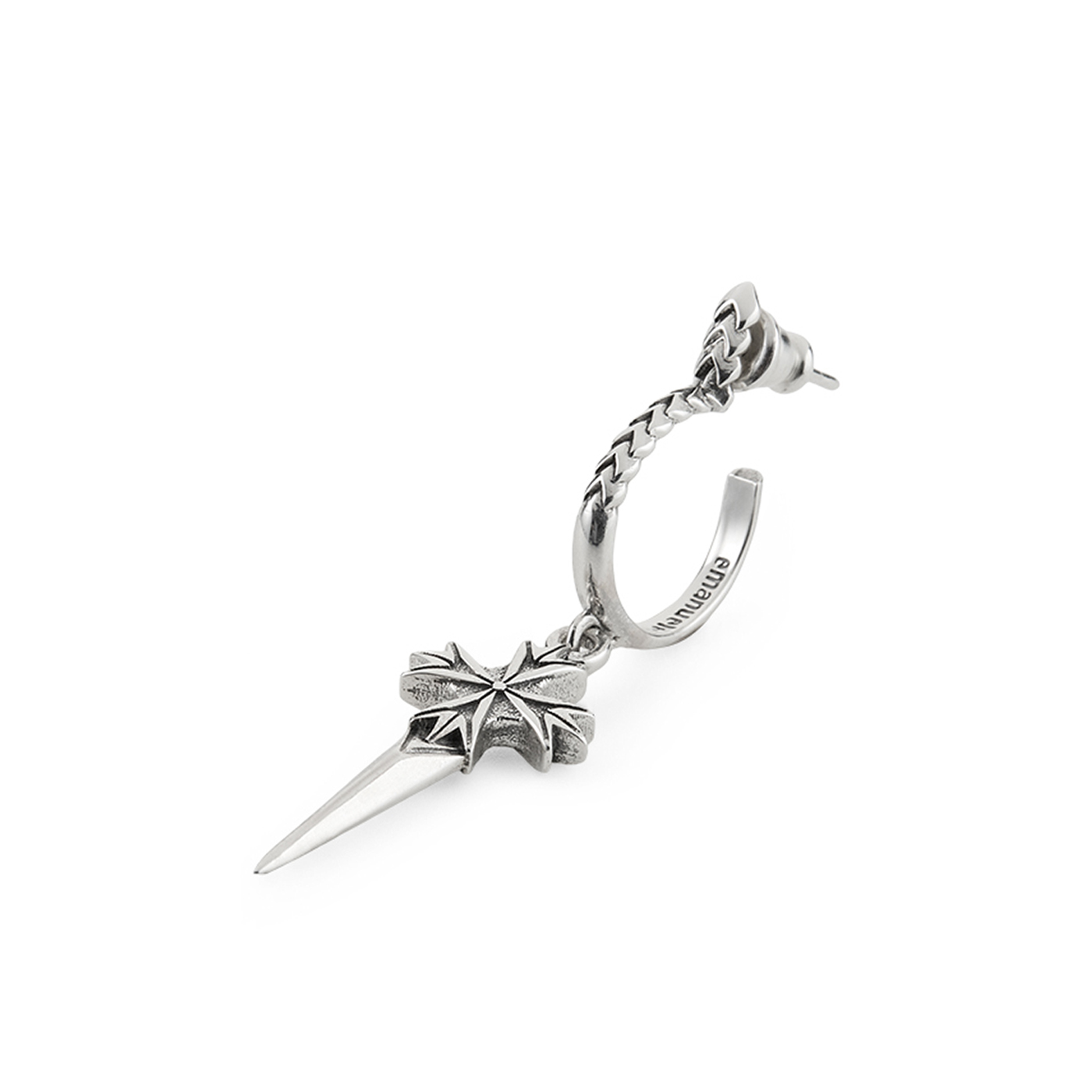 Dagger Earring in Sterling Silver | Emanuele Bicocchi