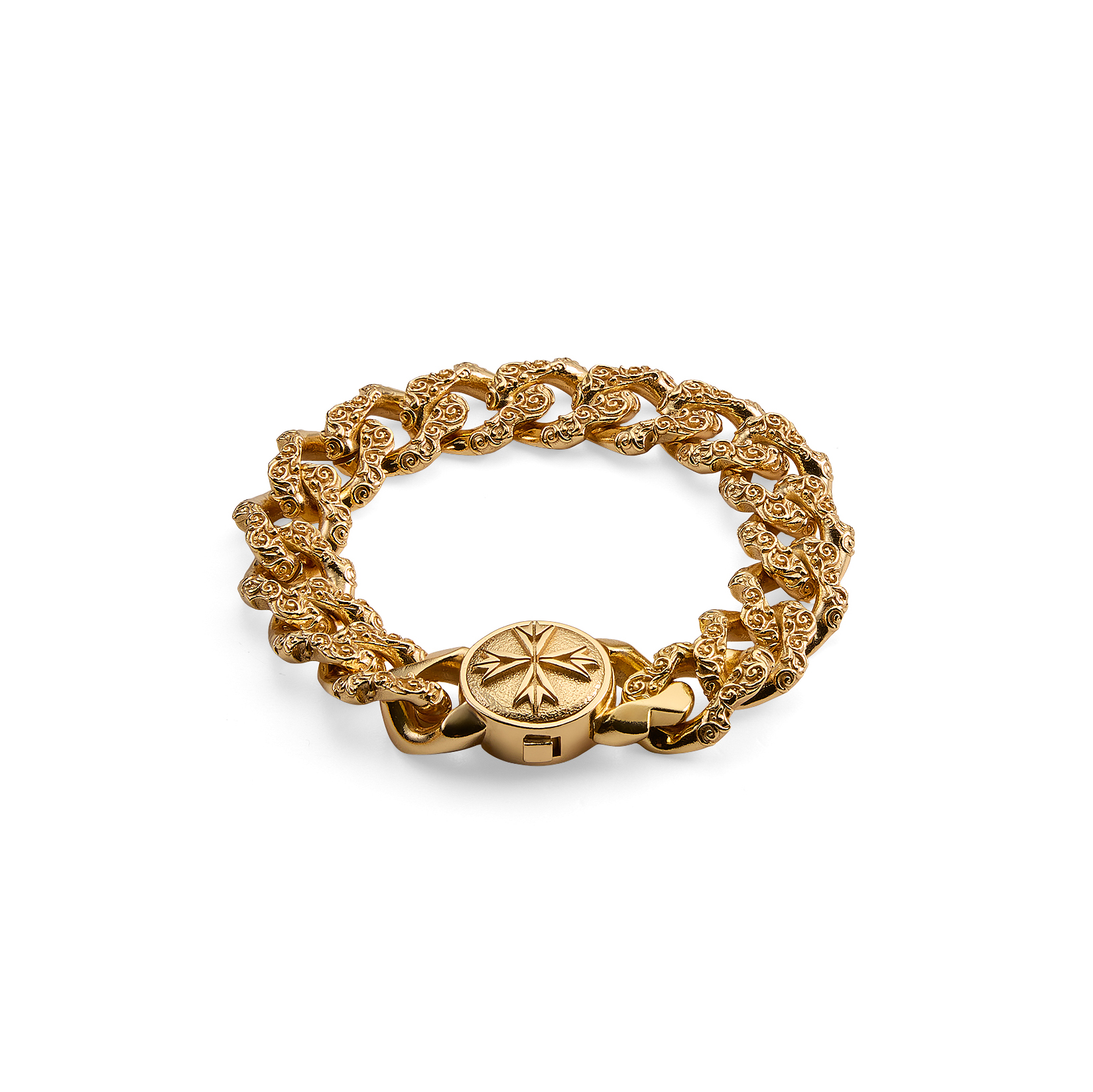 Gold Flourish Chain Bracelet | Emanuele Bicocchi